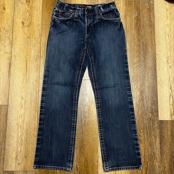 Ariat FR Low Rise M4 Boot Jeans Flame Resistant Men 31x32 Thick Stitch Work Cat2 - Picture 1 of 8